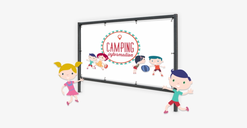 Fiber Frame Banner Stand Outdoor Banner Frame System Transparent