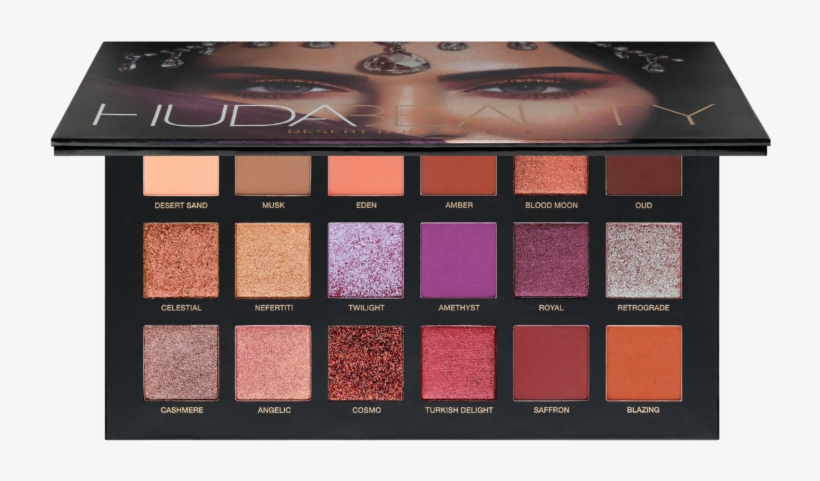 Huda Beauty Desert Dusk Eyeshadow Palette, $65 - Huda Beauty Desert Dusk Palette, transparent png download