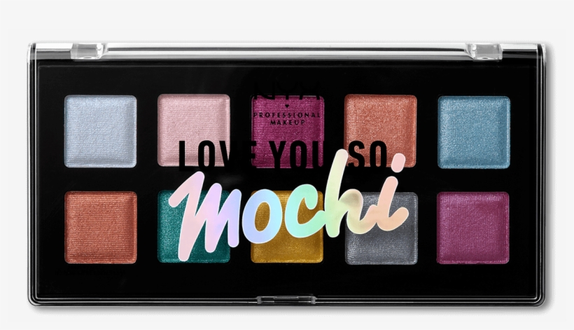 Love You So Mochi Eyeshadow Palette Electric Pastel - Nyx Palette, transparent png download