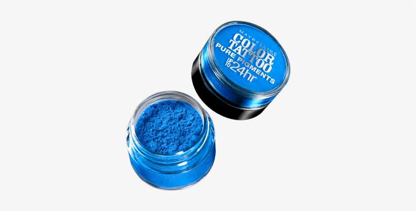 Blue And Silver Eye Shadow - Maybelline Eye Studio Color Tattoo Pure Pigment, transparent png download