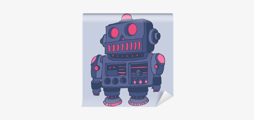 Robots Vector, Robot Toy Icon And Illustration Wall - Robot, transparent png download