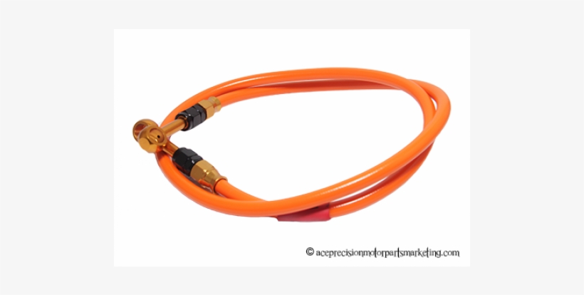 Disc Caliper Hose Front 1000mm Tr1 Orange Gold - Cable, transparent png download