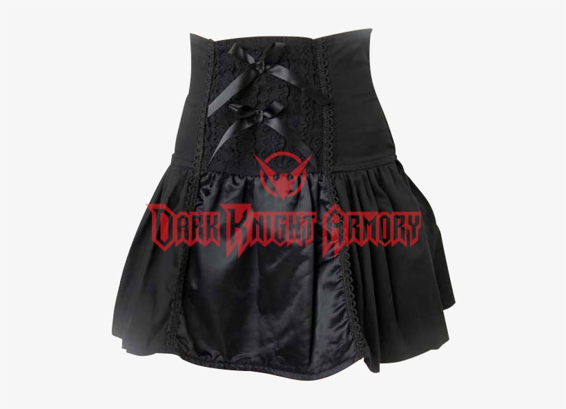 Gothic Corset Waist Ribbon Skirt - Corset Rock, transparent png download