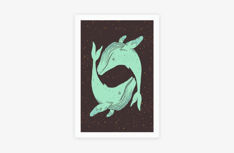 The Circle Of Whales Poster - Whales, transparent png download