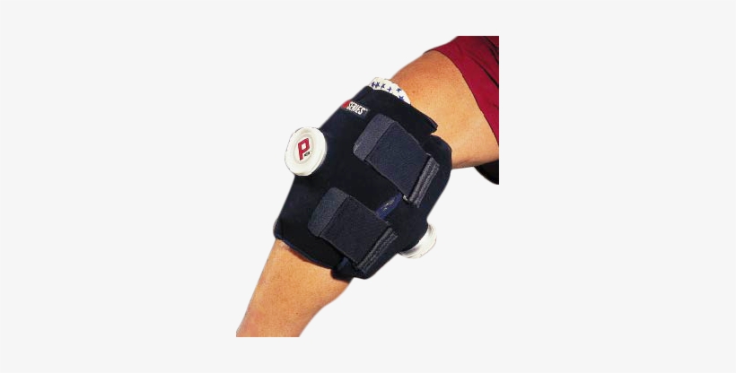 Double Knee Ice Pack And Wrap - Proseries Knee Double Ice Wrap Hot And Cold Therapy, transparent png download