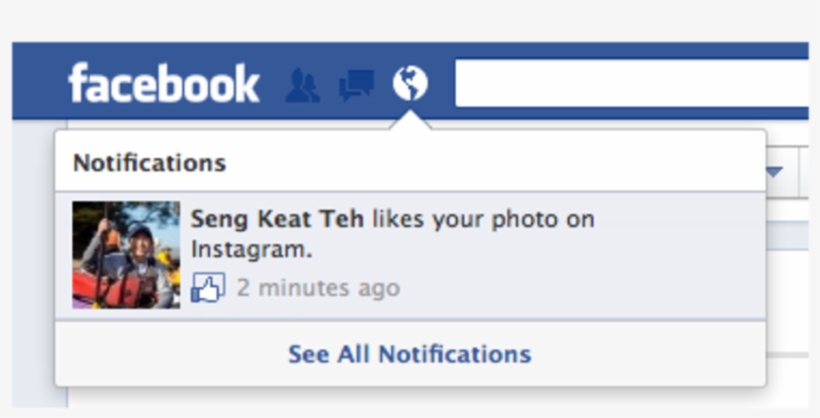 Facebook Now Tells You When People Like Your Foursquare - Facebook, transparent png download