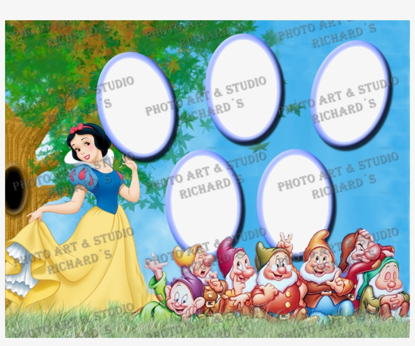 Primeras Muestras - Seven Dwarfs Snow White Mouse Pad, transparent png download