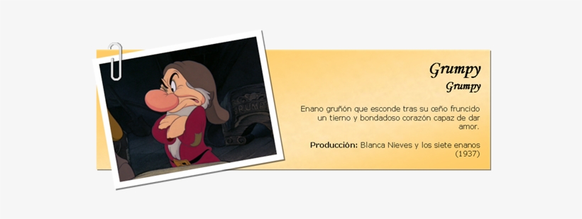 Blanca Nieves - Dopey - Grumpy - Dama Y El Vagabundo Personajes Nombres, transparent png download
