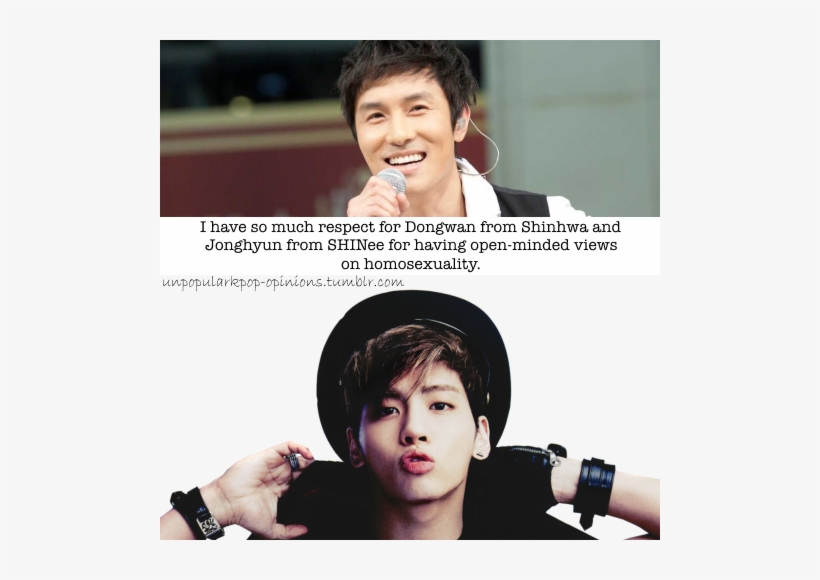 “ I Have So Much Respect For Dongwan From Shinhwa And - Shinee Jonghyun And Shinhwa, transparent png download
