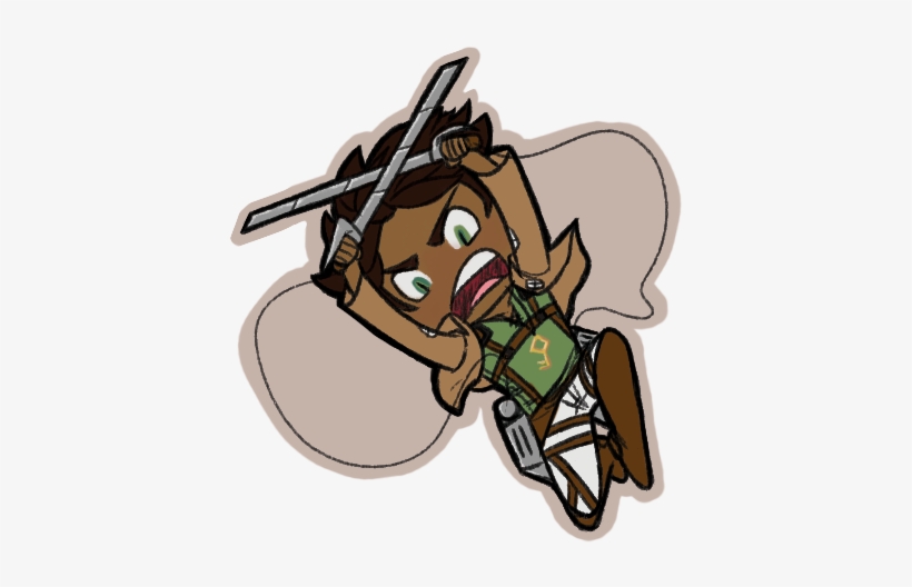 Eren Jaeger Charm - Cartoon, transparent png download