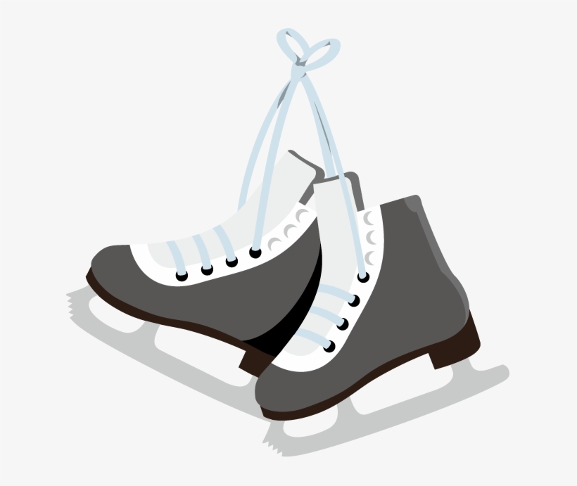 Clip Art Hockey Skates - Skates Clipart, transparent png download