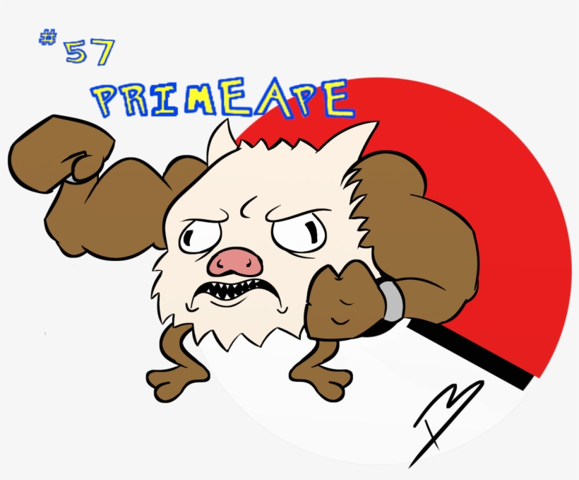 Super Metroid Mammal Nose Cartoon Dog Like Mammal Clip - Pokemon Primeape Meme, transparent png download