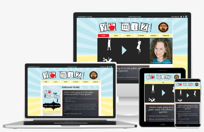 Yo Miz Book Website - Yo Miz!: 1 Teacher + 25 Schools = 1 Wacky Year [book], transparent png download