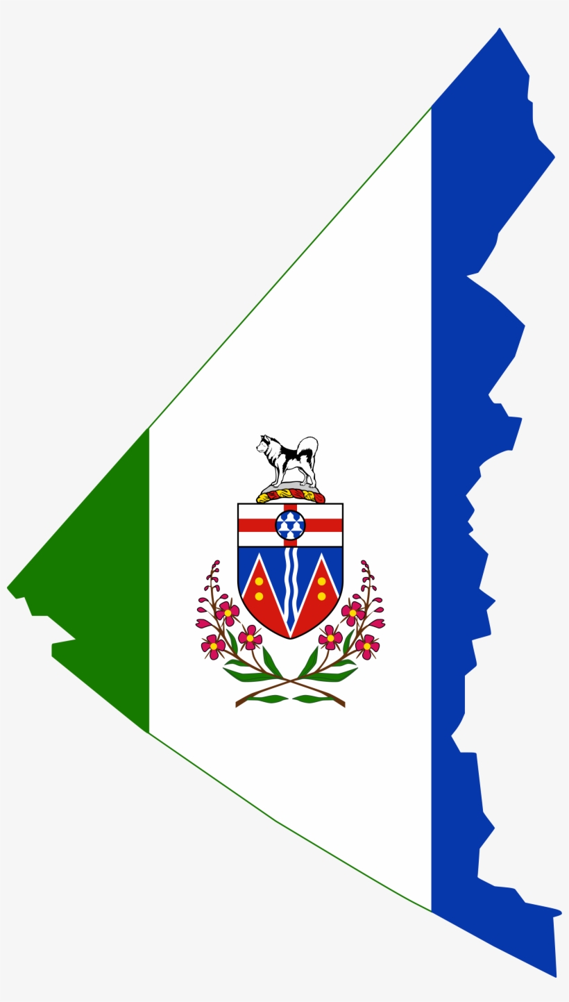 Image Result For Yukon Flag Map - Flag Map Of Yukon, transparent png download