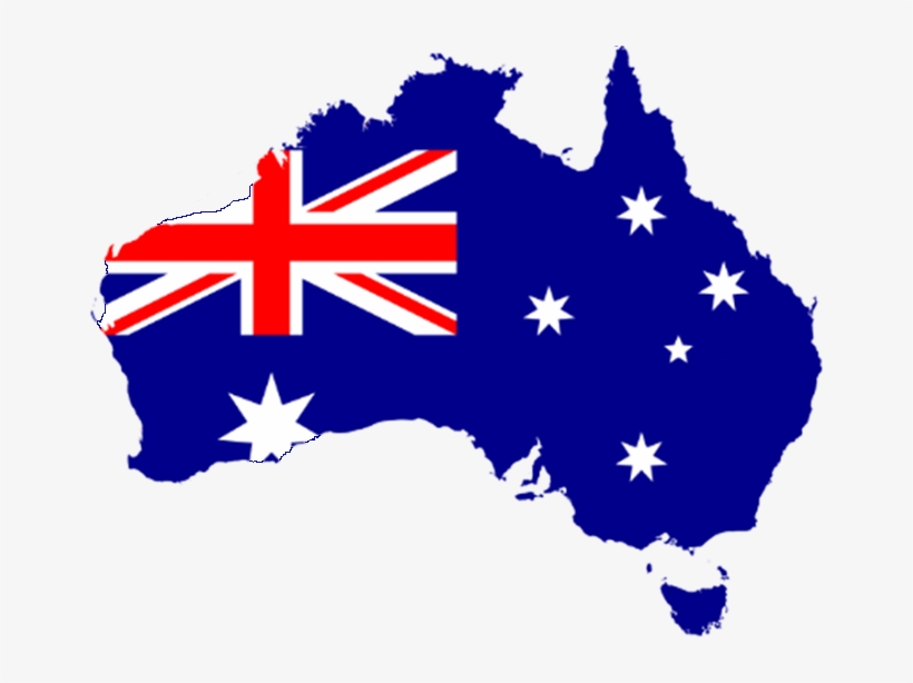 Australians For Australia Full Trans - Australia Map, transparent png download