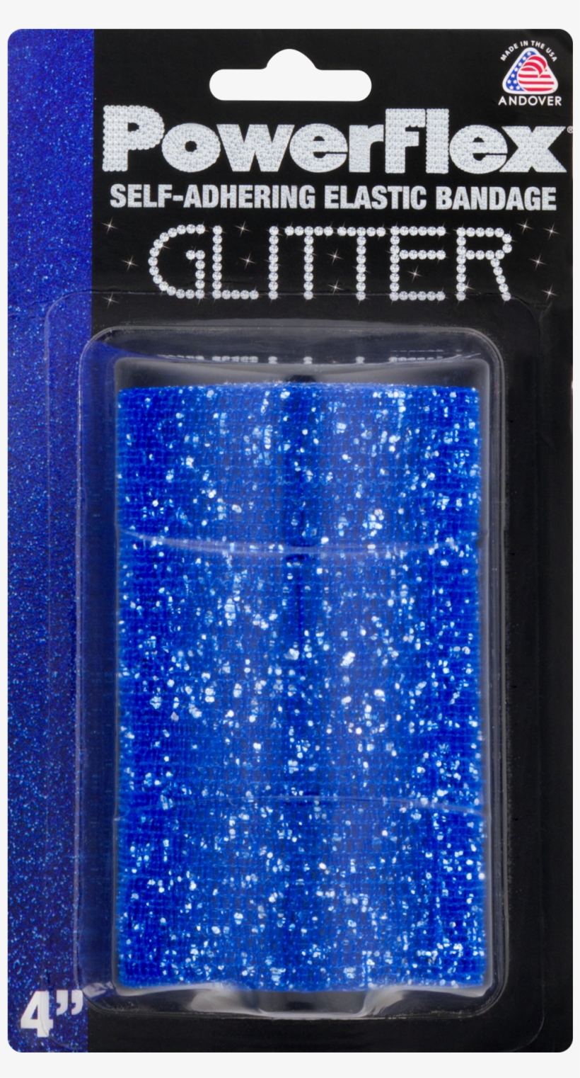 Powerflex Self-adhering Elastic Bandage Glitter, Blue, - Powerflex Equine Value Pack Glitter 3840vgn-024, transparent png download