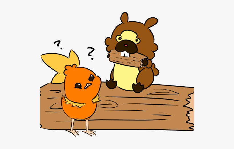 Torchic Y Bidoof - Torch, transparent png download