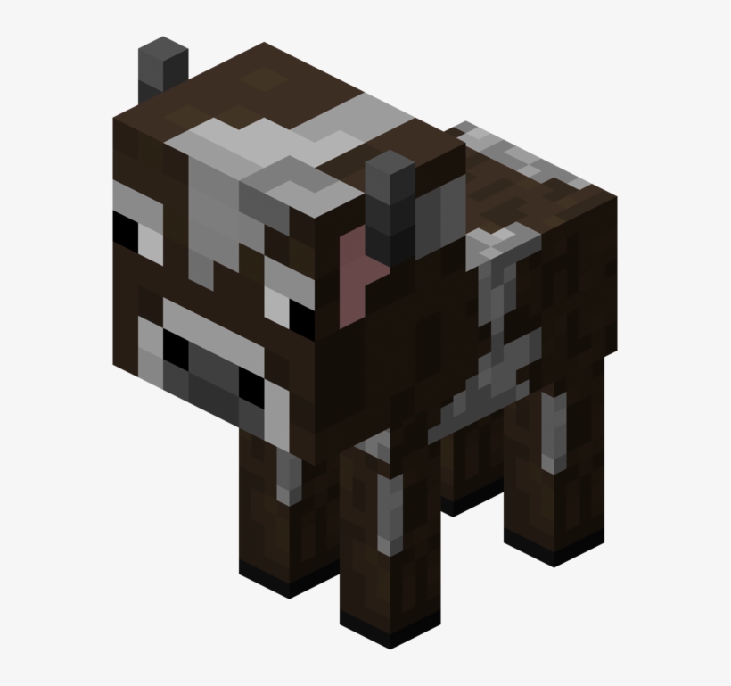 Minecraft Cow Transparent, transparent png download