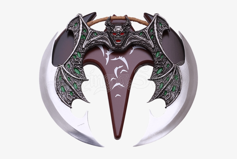Gothic Bat Wing Blade - Fan Blade Fantasy Weapons, transparent png download