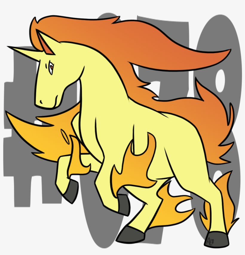 #rapidash #pokemon #pokemonadaypic - Rapidash, transparent png download