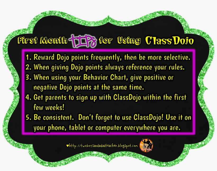 First Months Tips For Using Classdojo Chart, transparent png download