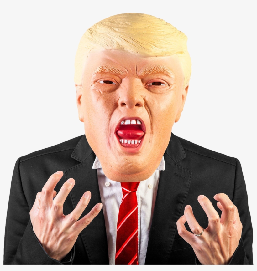 Madheadz - Angry Donald Trump Latex Mask, transparent png download
