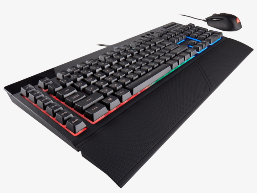Corsair K55 Harpoon Rgb Mouse Gaming Combo - Logitech G213 Prodigy Gaming Keyboard, transparent png download