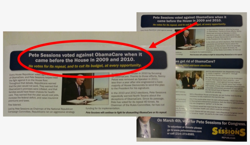 Pete Sessions - Brochure, transparent png download