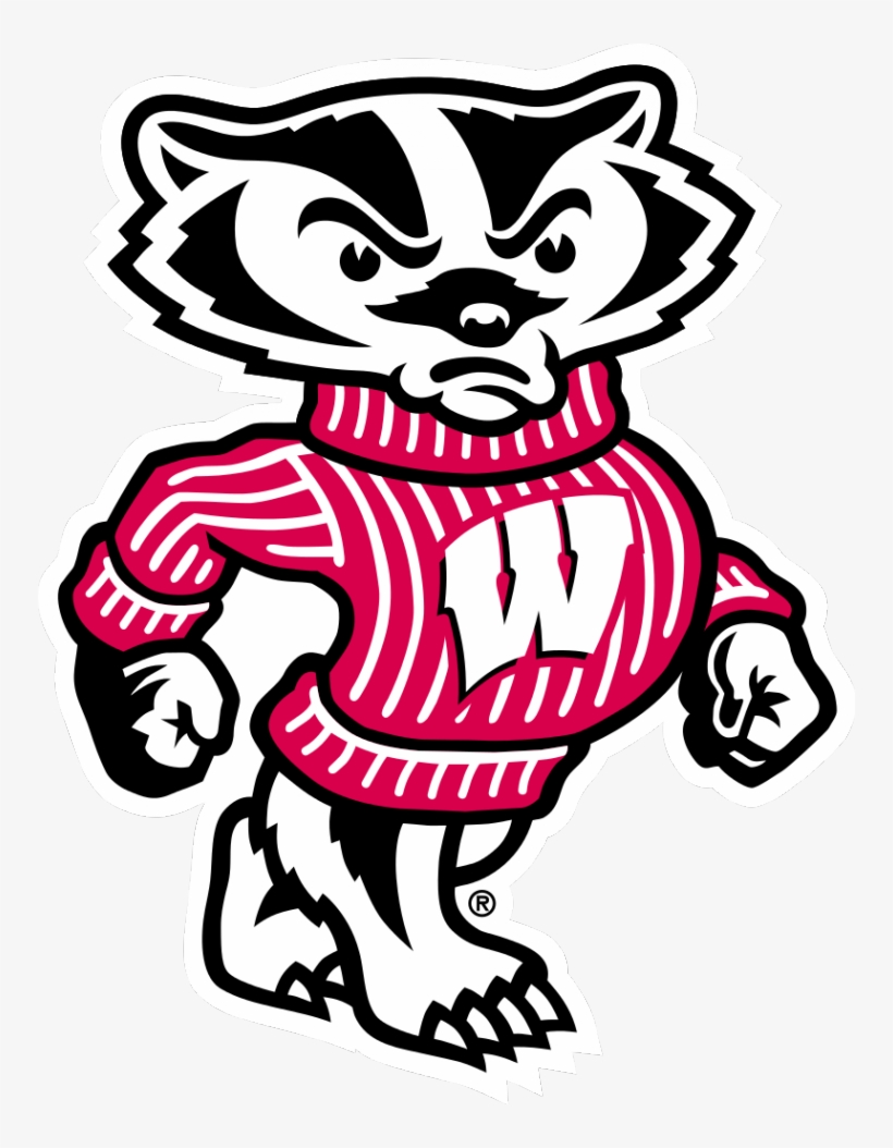 Buckybadger - Swag - Wisconsin Badgers Jpg, transparent png download
