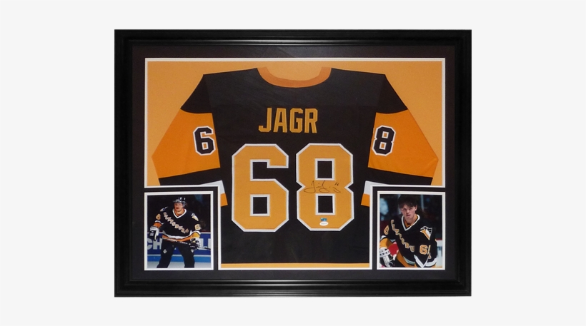 Jaromir Jagr Autographed Pittsburgh Penguins - Autographed Jaromir Jagr Jersey - Psa Coa), transparent png download