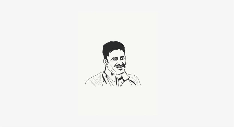 Great Gurus Of Indian Cricket - Sketch, transparent png download