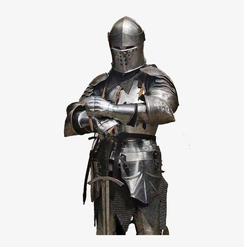 Armour Suit Free Png Image - Medieval Knight Half Suit Of Armor Wearable Suit Of, transparent png download