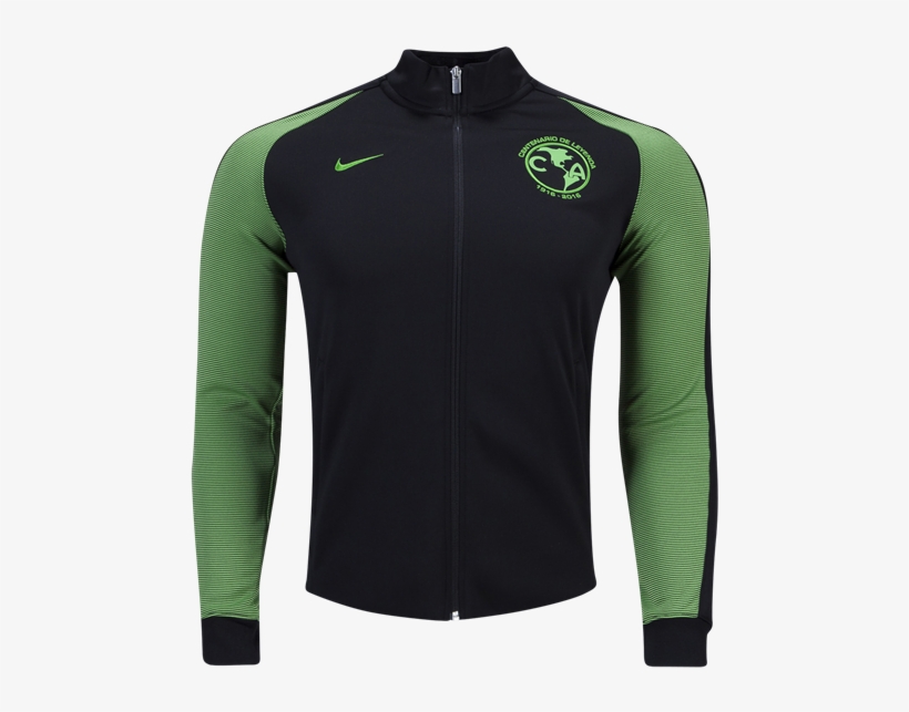 17/18 Club America N98 Green Track Jacket - Jacket, transparent png download