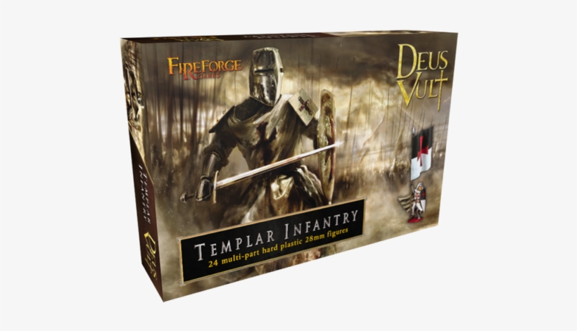 Fireforge Games Deus Vult Ffg006 Templar Infantry - Fireforge Games Templar Infantry, transparent png download