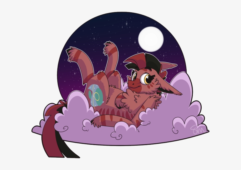 Dr-idiot, Commission, Hybrid, Moon, Oc, Oc - Cartoon, transparent png download