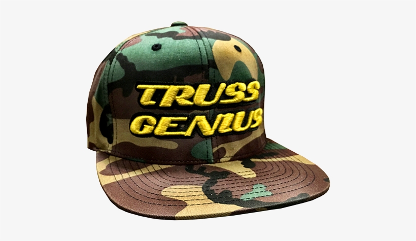 Truss Genius Limited Edition Camo Snapback Hat - Camo Snapback, transparent png download