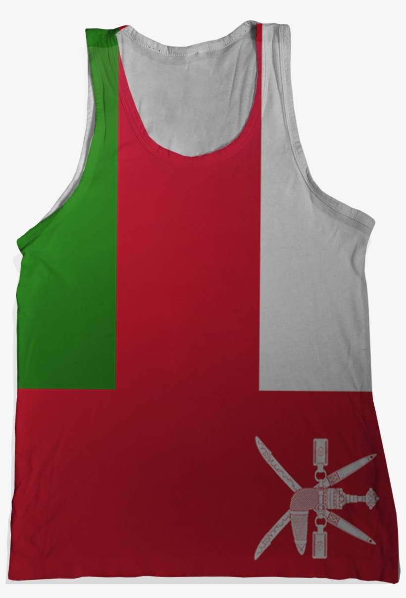 Oman Flag Tank Top - Flag, transparent png download