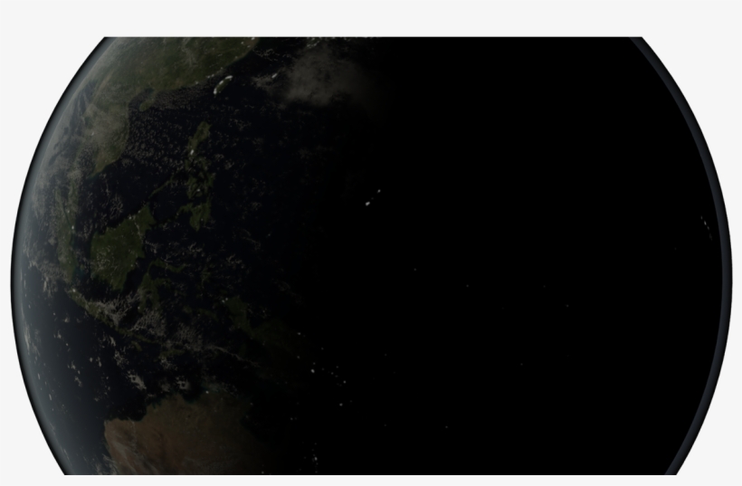 Earth Scene Rendered In Maya Using High Resolution - Sphere, transparent png download
