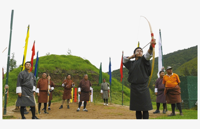 Living By The Bow And Arrow In Bhutan - Changlimithang Archery Ground, transparent png download