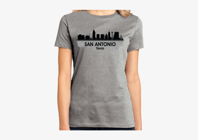 Ladies Grey San Antonio, Tx City Skyline - Tote Bags By Angelina Vick City Iii San Antonio Texas, transparent png download