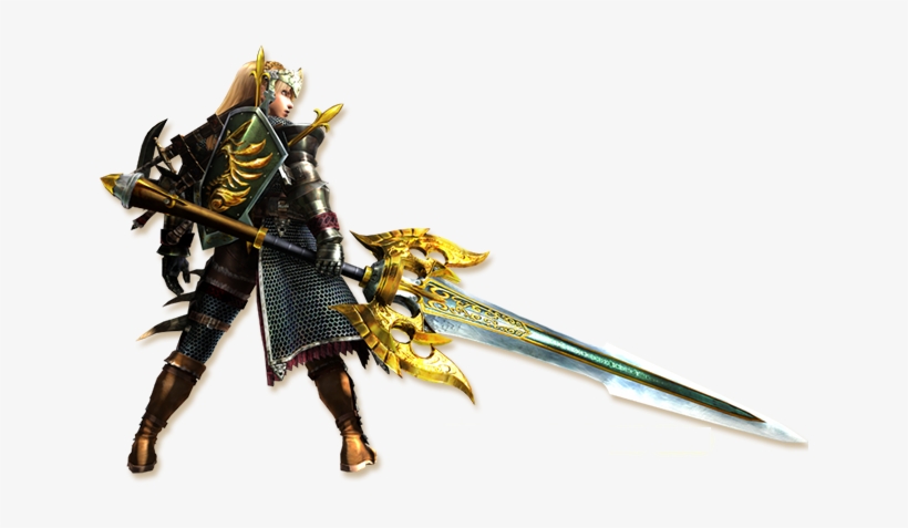 Mh4-long Sword Equipment Render 002 - Monster Hunter World Spear, transparent png download