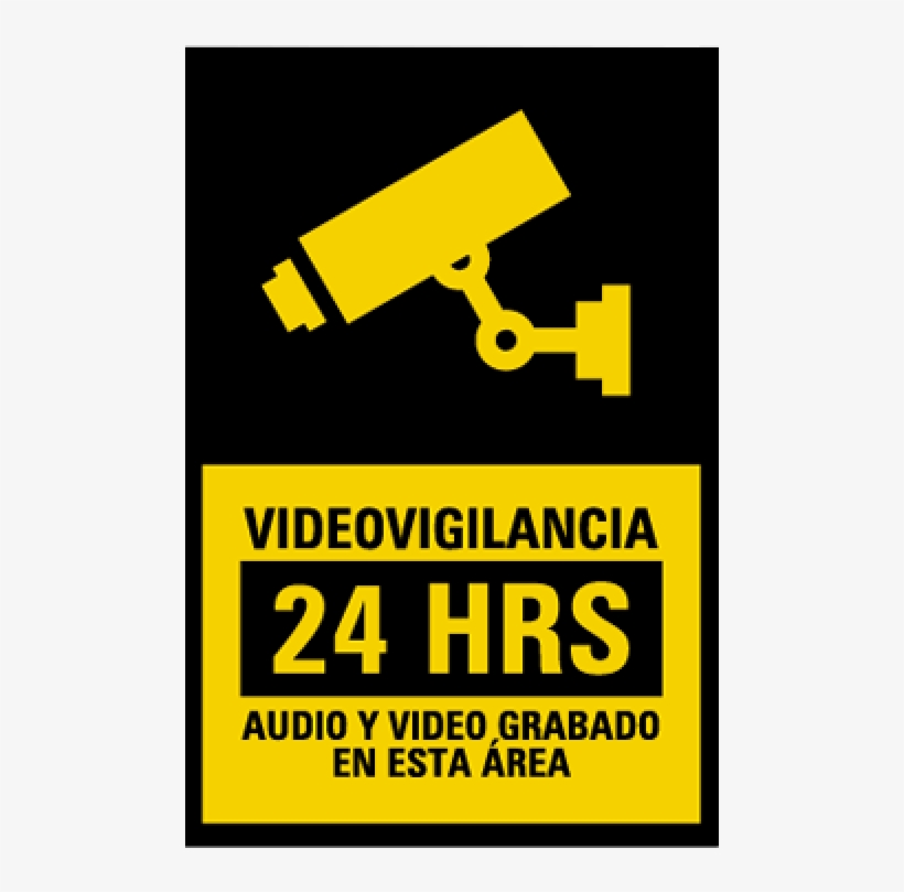 Más Vistas - Letreros De Camaras De Vigilancia, transparent png download