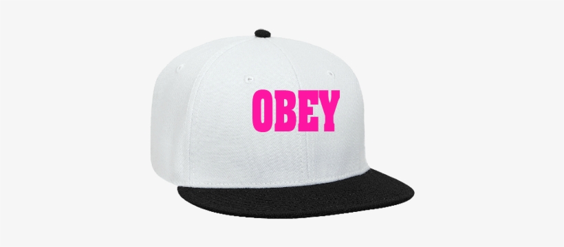 Snapback Flat Bill Hat - Obey, transparent png download