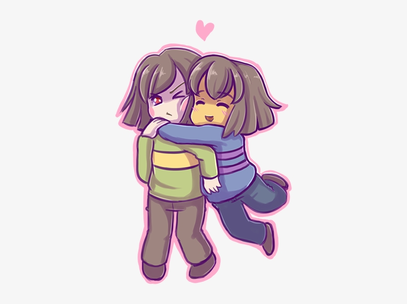 Picture Transparent Download Frisk X By Kaweii - Frisk X Chara Png, transparent png download