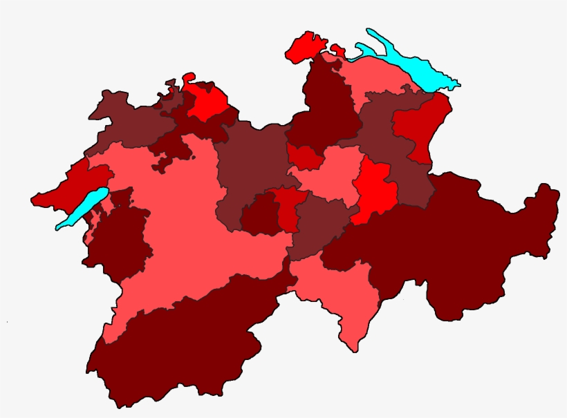 Map Of Switzerland Nic Pmiv 2 - Switzerland, transparent png download