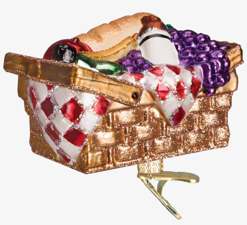 Remember And Cherish Fun Memories Of Picnicking With - Old World Christmas Picnic Basket, transparent png download