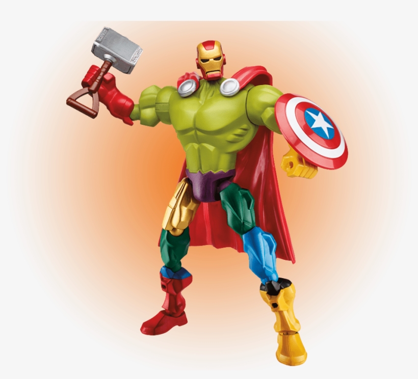Avengers Age Of Ultron Hero Mashers - All Avengers In One, transparent png download