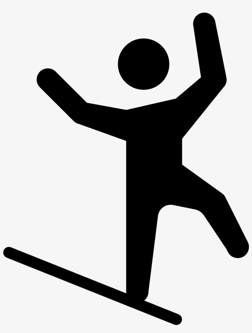 Tightrope Walking Icon - Portable Network Graphics, transparent png download