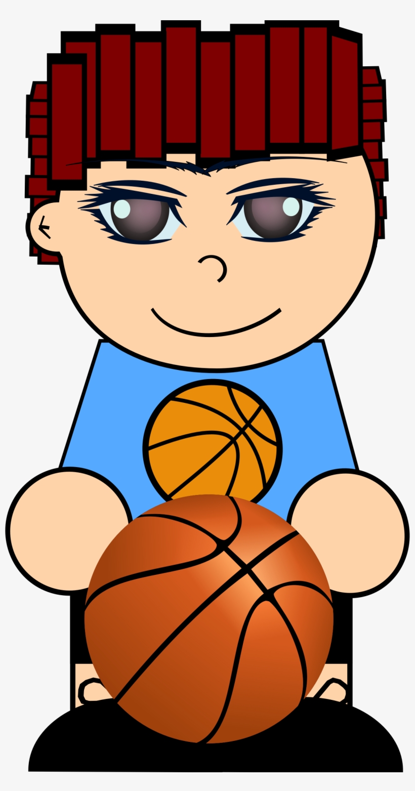 This Free Icons Png Design Of Boy With Basketball, transparent png download