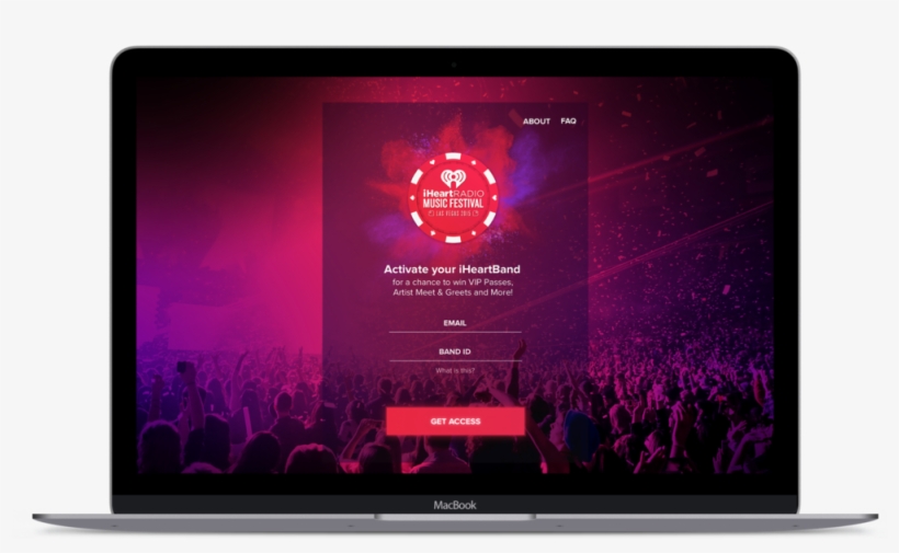 Iheart Laptop - Iheartradio, transparent png download